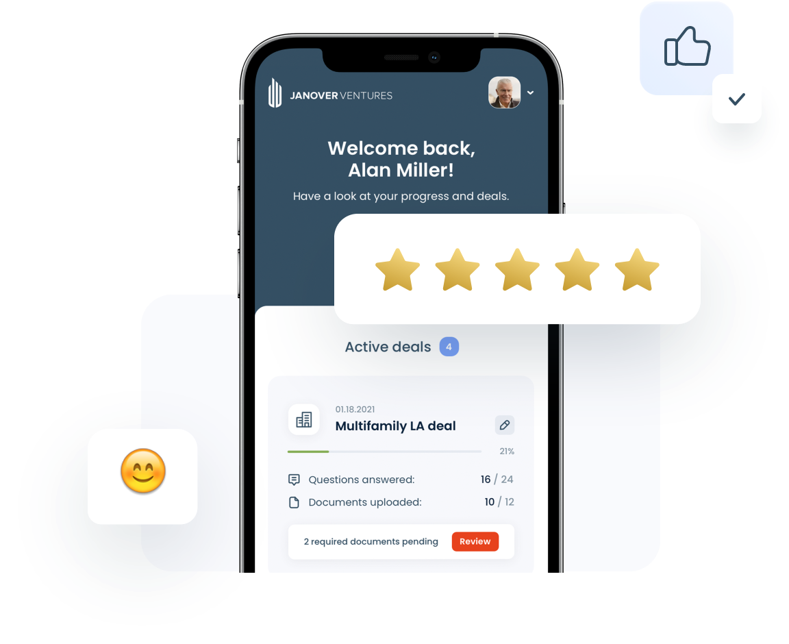 Client testimonials and reviews for Janover Ventures